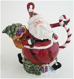 Santa w/tree Teapots